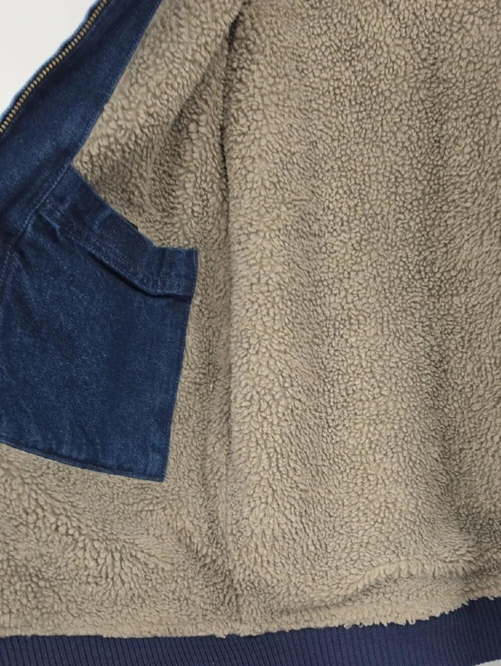 Carhartt Relaxed Fit Denim Sherpa-Lined Jacket Women's Size M